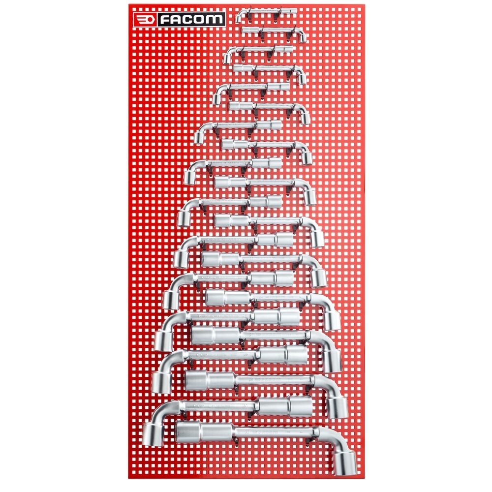 Jeu de clés à pipe métriques 22 pièces de 8 à 32 mm - FACOM - 76.P22M