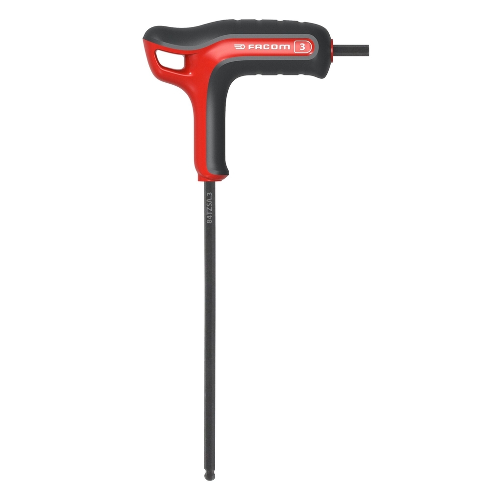 Clé 6 pans à tête sphérique 3 mm - Par 5 - FACOM - 84TZSA.3