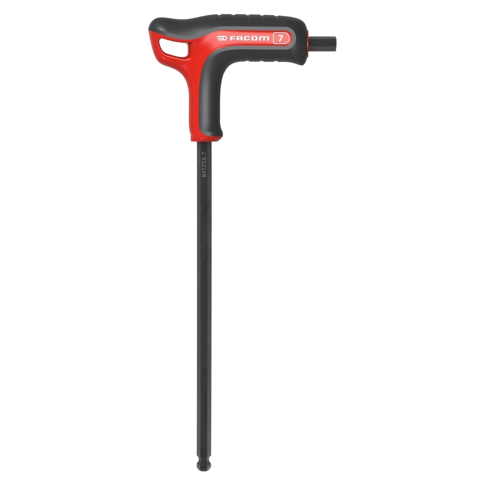 Clé mâle poignée en P 6 pans tête sphérique métrique - Par 5 - FACOM - 84TZSA.7