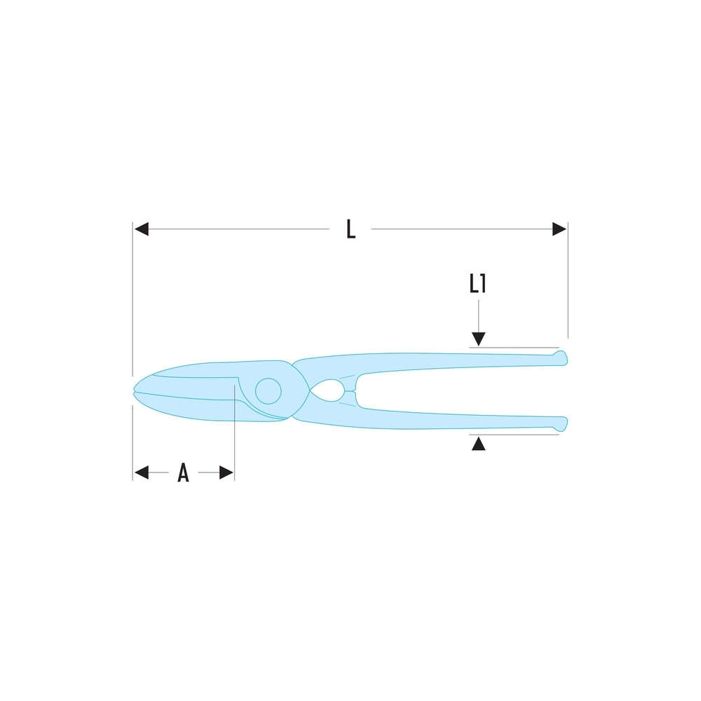 Cisaille universelle type anglais - FACOM - 880