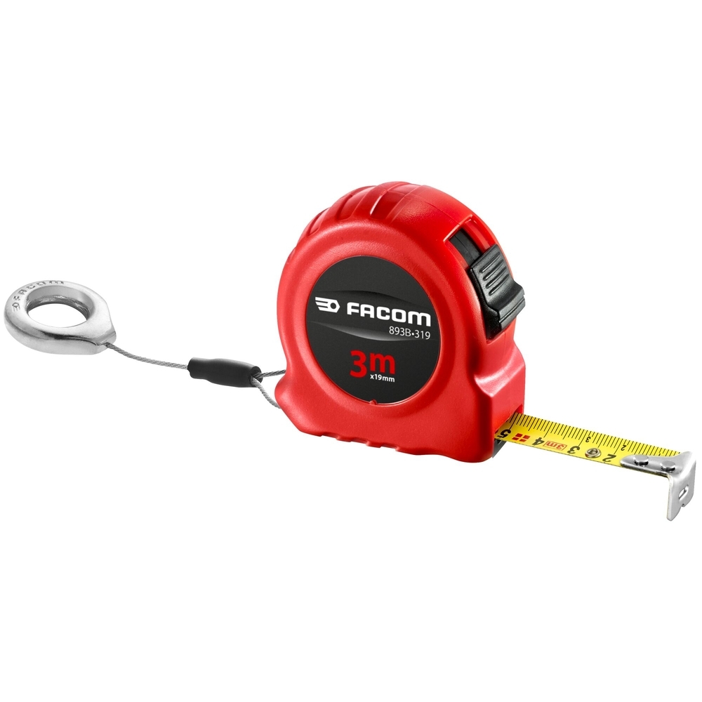 Mètre à ruban 3 m x 16 mm boîtier ABS SLS - FACOM - 893.316SLS