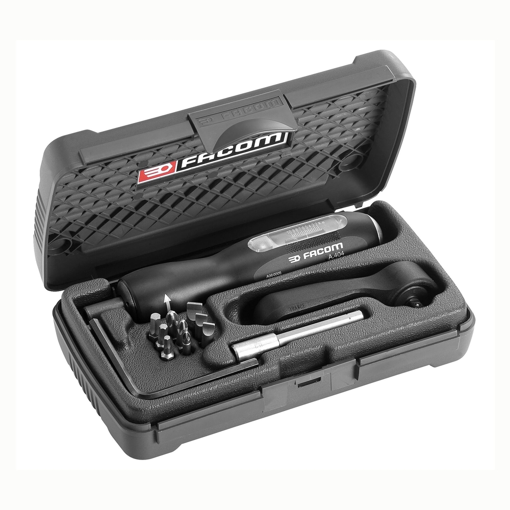 Composition tournevis dynamométrique - embouts de vissage - FACOM - A.404J2