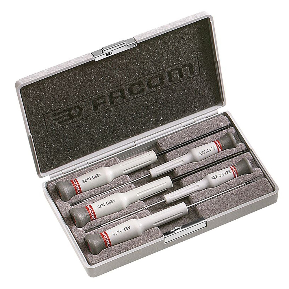Coffret 5 tournevis micro-tech - Par 5 - FACOM - AEF.J5