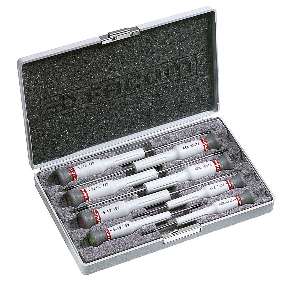Coffret 8 tournevis micro torx - FACOM - AEX.J2