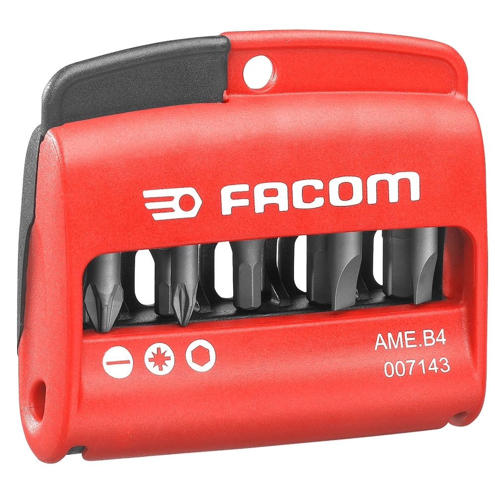 Jeu boite 9 embouts vissage - Par 5 - FACOM - AME.B4