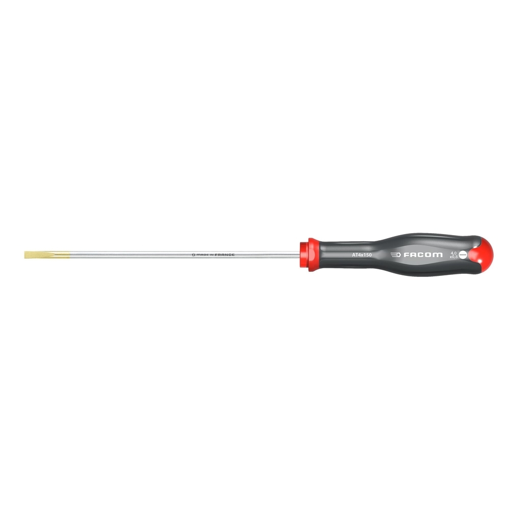 Tournevis PROTWIST pour vis à fente lame fraisée 4x150 mm - Par 10 - FACOM - AT4X150
