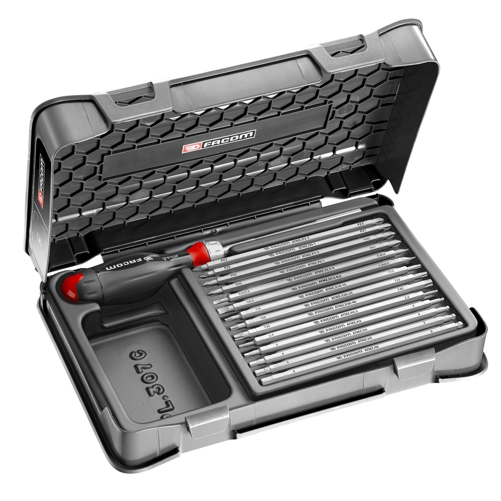 Composition de tournevis 3 en 1 PROTWIST multilames avec 15 lames - FACOM - ATCL.2A15