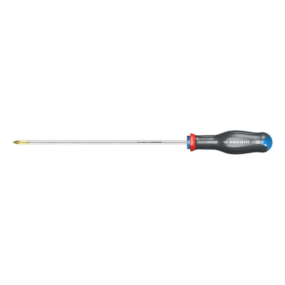 Tournevis PROTWIST lame ronde pour vis cruciformes Pozidriv 1 x 250 mm - Par 5 - FACOM - ATD1X250