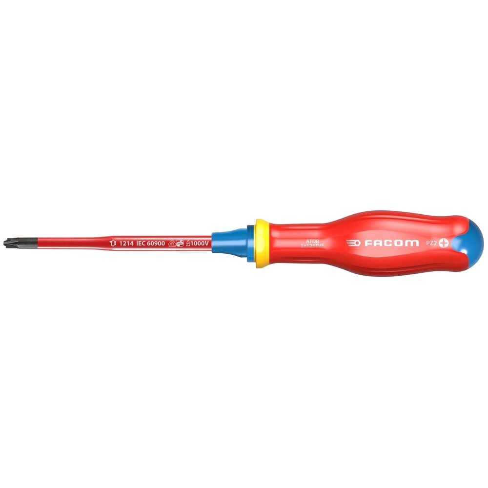 Tournevis PROTWIST BORNEO pour vis mixtes fente - Pozidriv - FACOM - ATDB2X125TVE