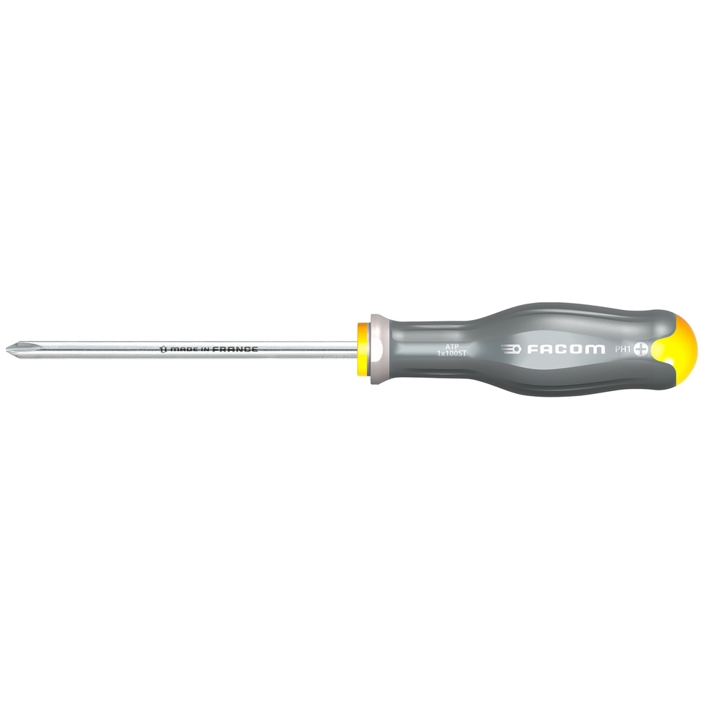Tournevis PROTWISTinox pour vis cruciformes Phillips 1x100 - FACOM - ATP1X100ST