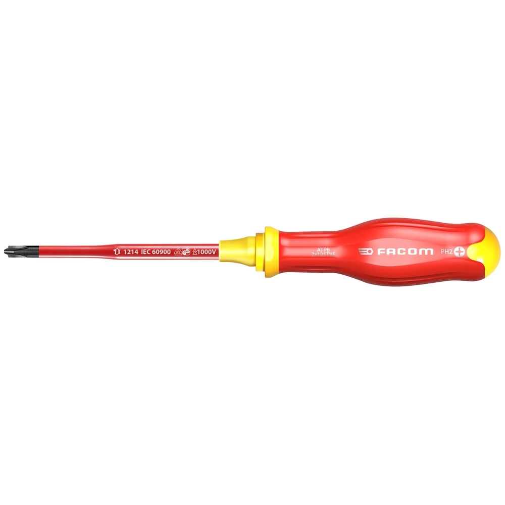 Tournevis PROTWIST BORNEO pour vis mixtes - 2x125 mm 1000 V - FACOM - ATPB2X125TVE