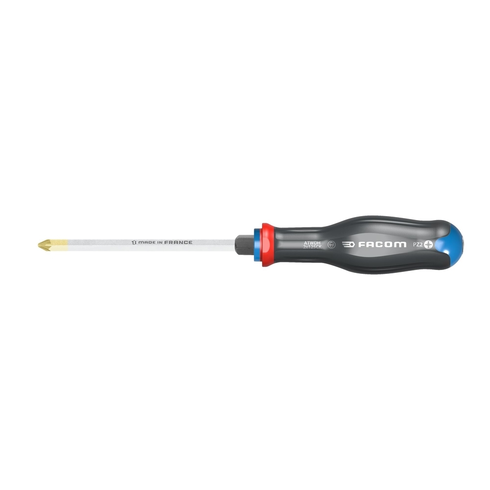 Tournevis PROTWIST choc pour vis Pozidriv 2 x 125 mm - Par 5 - FACOM - ATWDH2X125CK