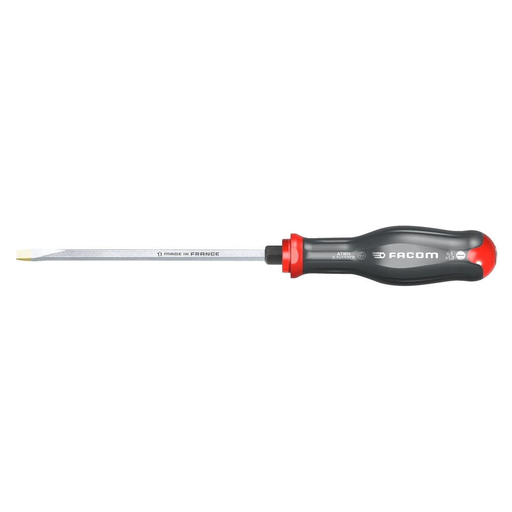 Tournevis PROTWIST choc pour vis à fente 6,5 x 15 mm - Par 5 - FACOM - ATWH6.5X150CK