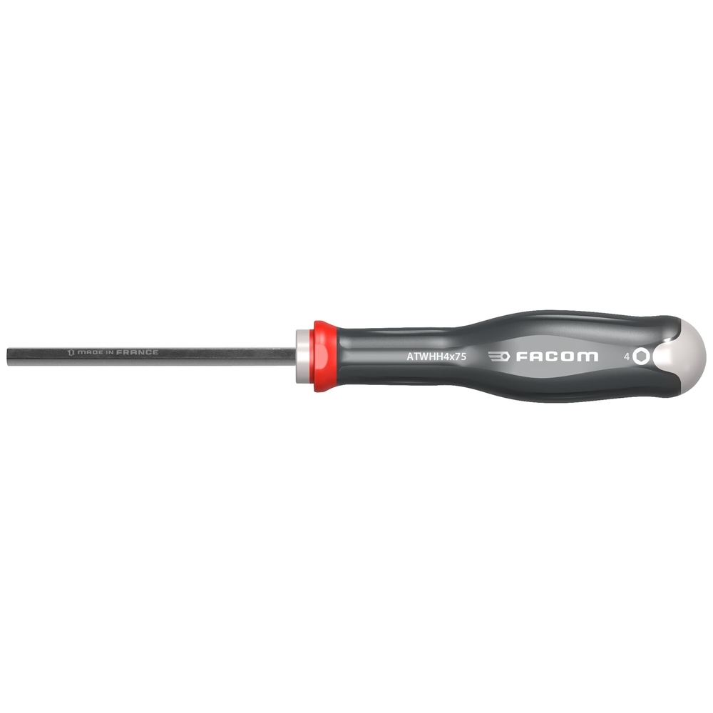 Clé male emmanchée 4 mm - Par 5 - FACOM - ATWHH4X75