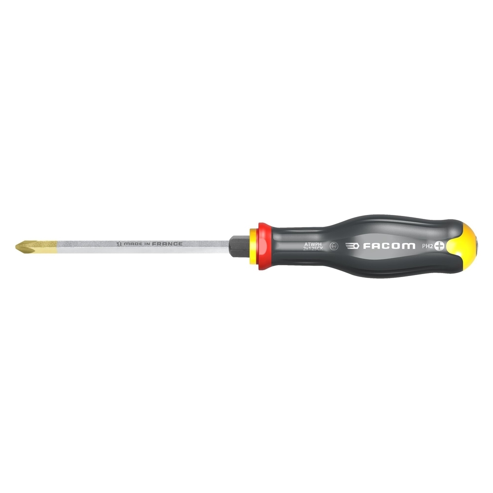 Tournevis PROTWIST choc pour vis Phillips 2 x 125 mm - Par 5 - FACOM - ATWPH2X125CK
