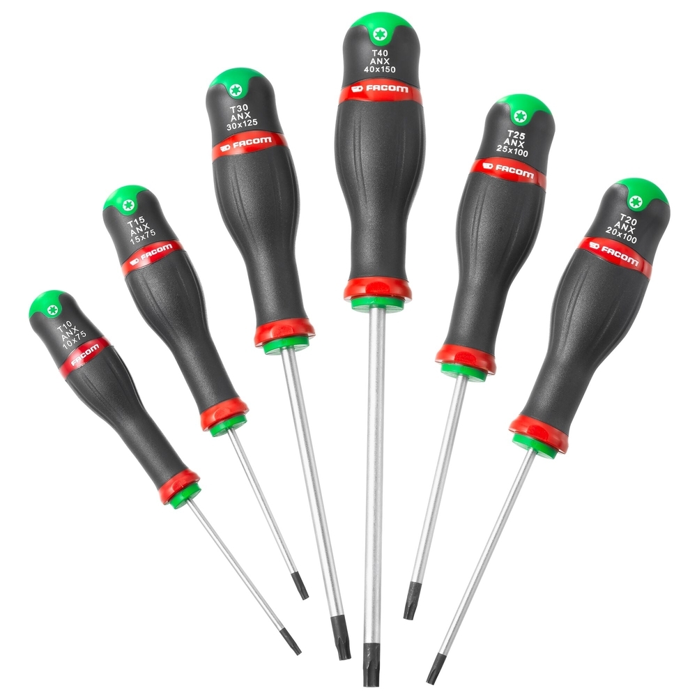 Jeu de 6 tournevis torx - FACOM - ATX.J6