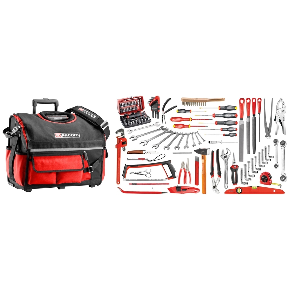 Sélection services généraux 112 outils - boîte à outils textile - FACOM - BSR20.SG4A