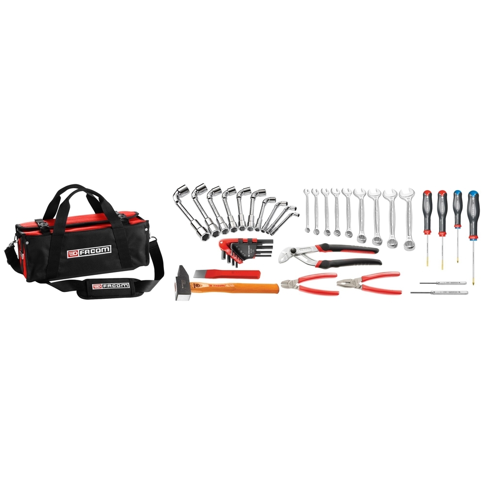Sélection maintenance industrielle 39 outils - sacoche textile compacte - FACOM - BSSMB.LT3