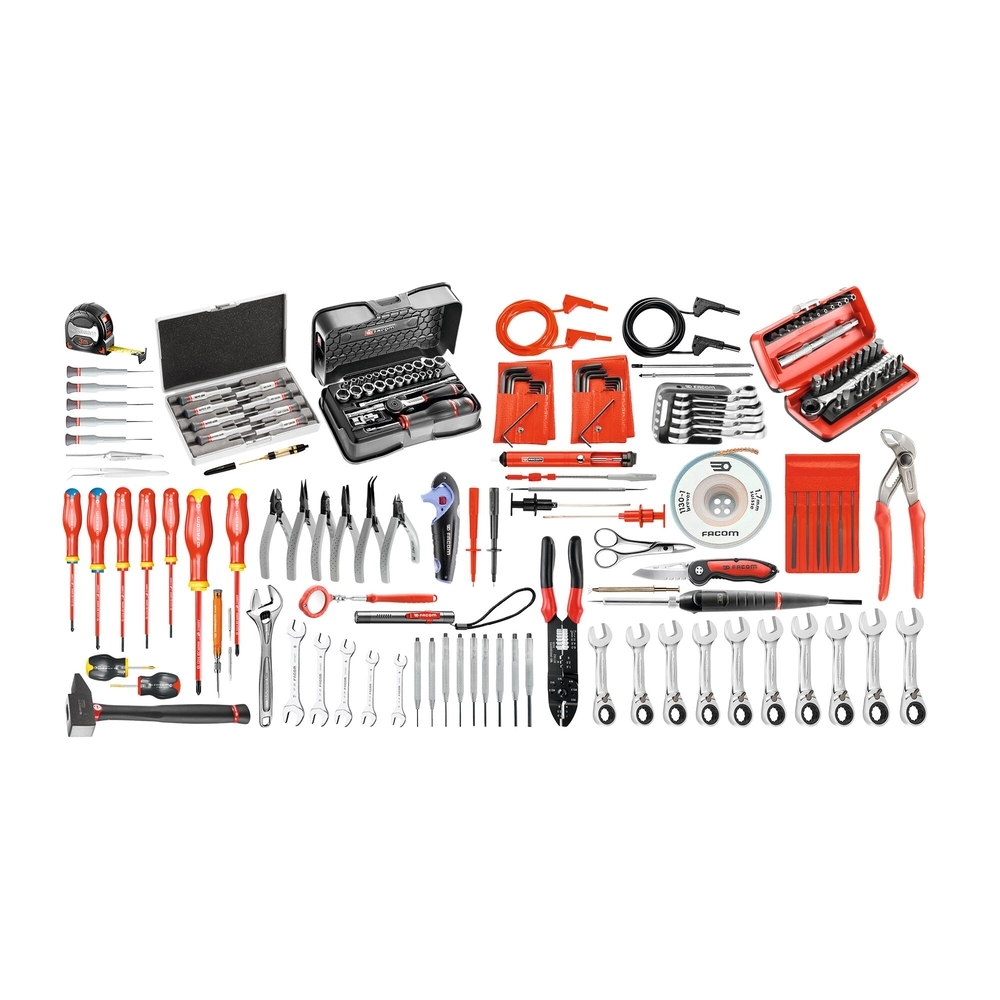 Sélection électricien 172 outils - FACOM - CM.EL35