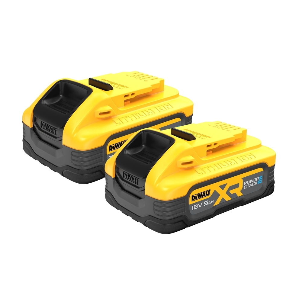 Pack de 2 batteries POWERSTACK XR 18V 5Ah Li-Ion - Sans chargeur - DCBP518H2-XJ - DEWALT
