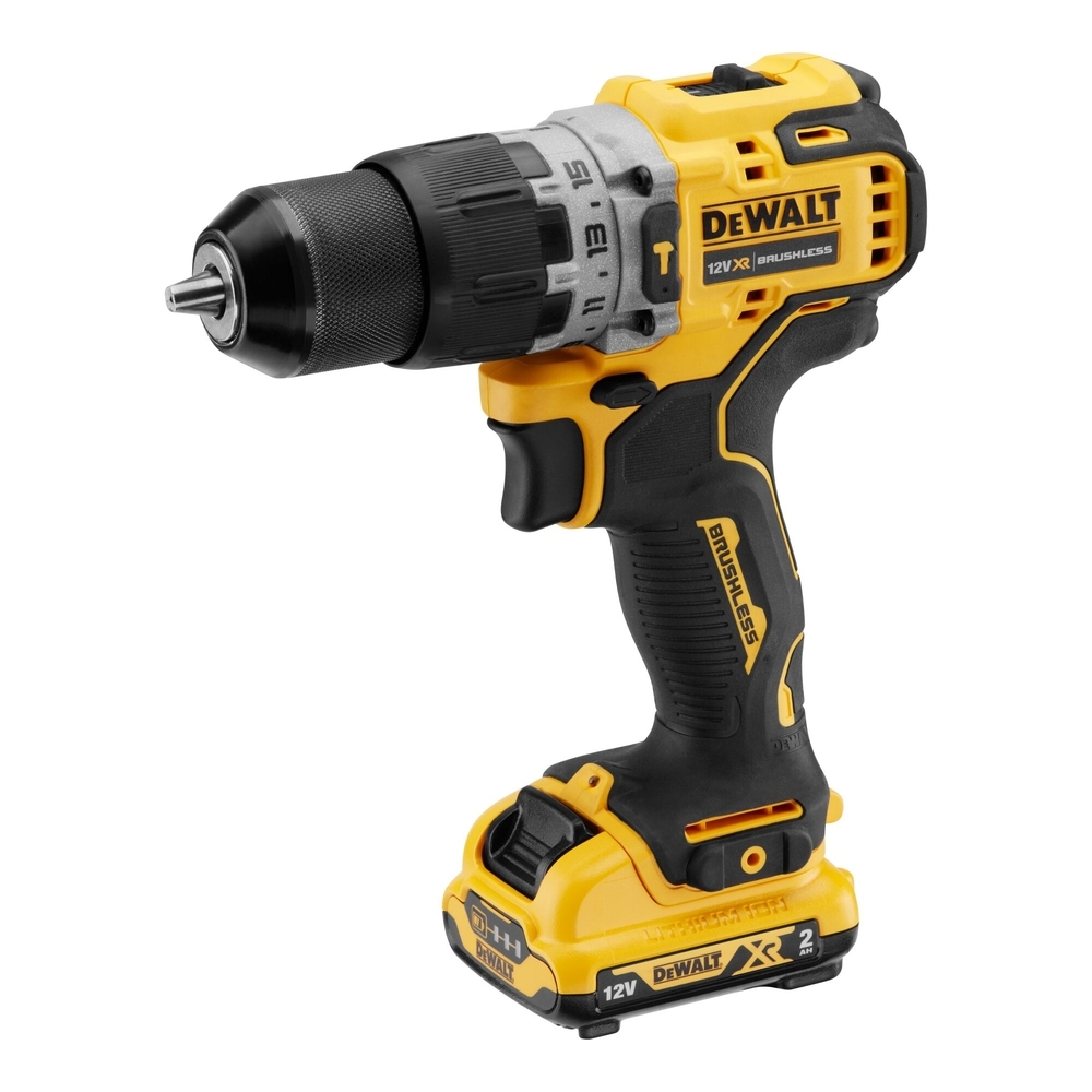 Perceuse-visseuse percussion XR 12 V 2 Ah Li-Ion Brushless - DCD706D2-QW - DEWALT