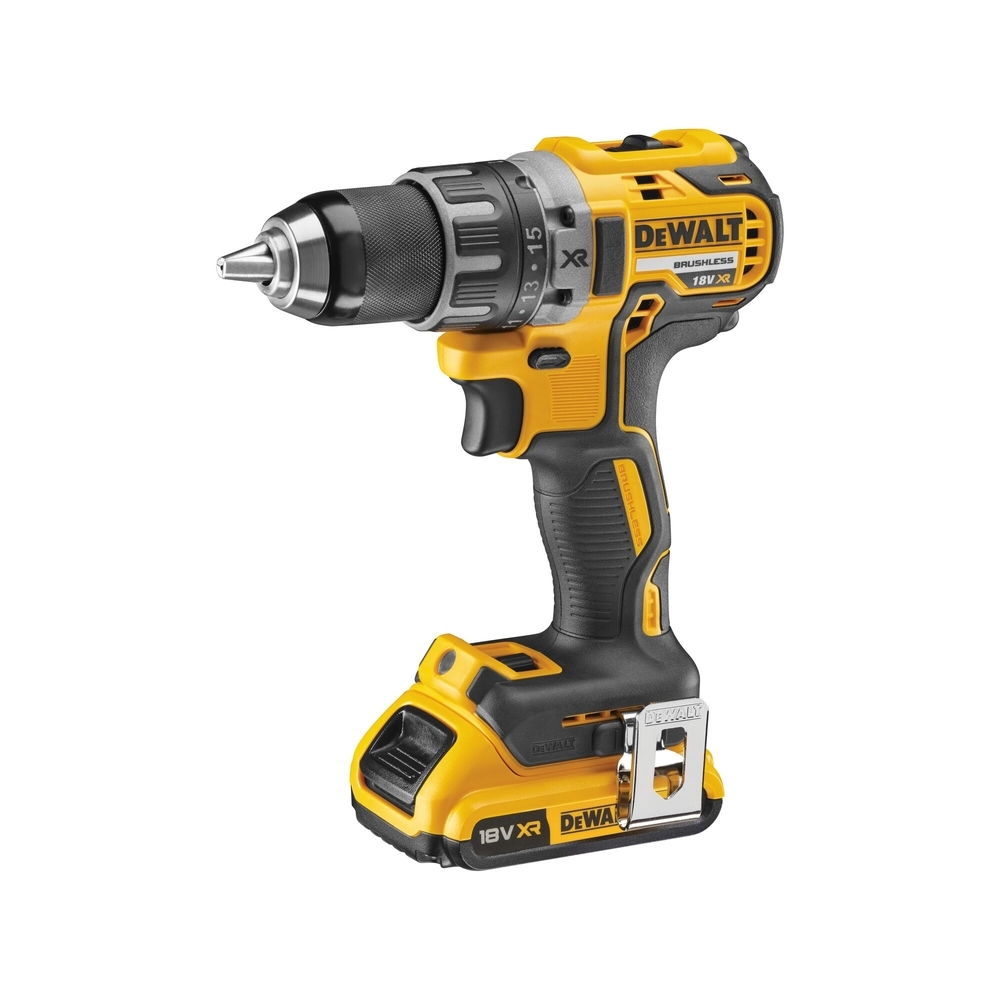 Perceuse visseuse Compacte XR 18V 2Ah Li-Ion Brushless - coffret TSTAK - DCD791D2-QW - DEWALT