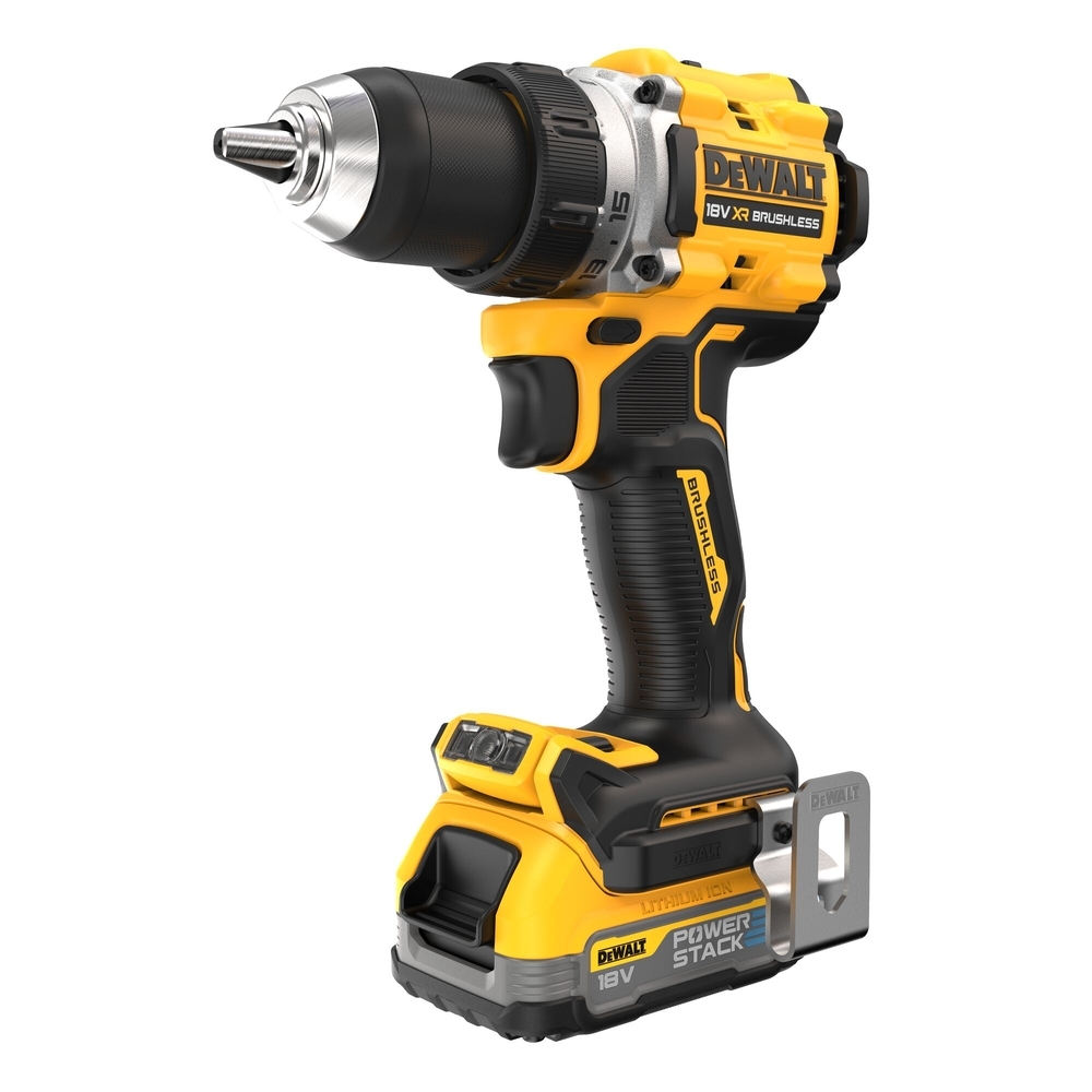 Perceuse-visseuse compacte XR 18 V 1,7 Ah Li-Ion Brushless - POWERSTACK - DCD800E2T-QW - DEWALT