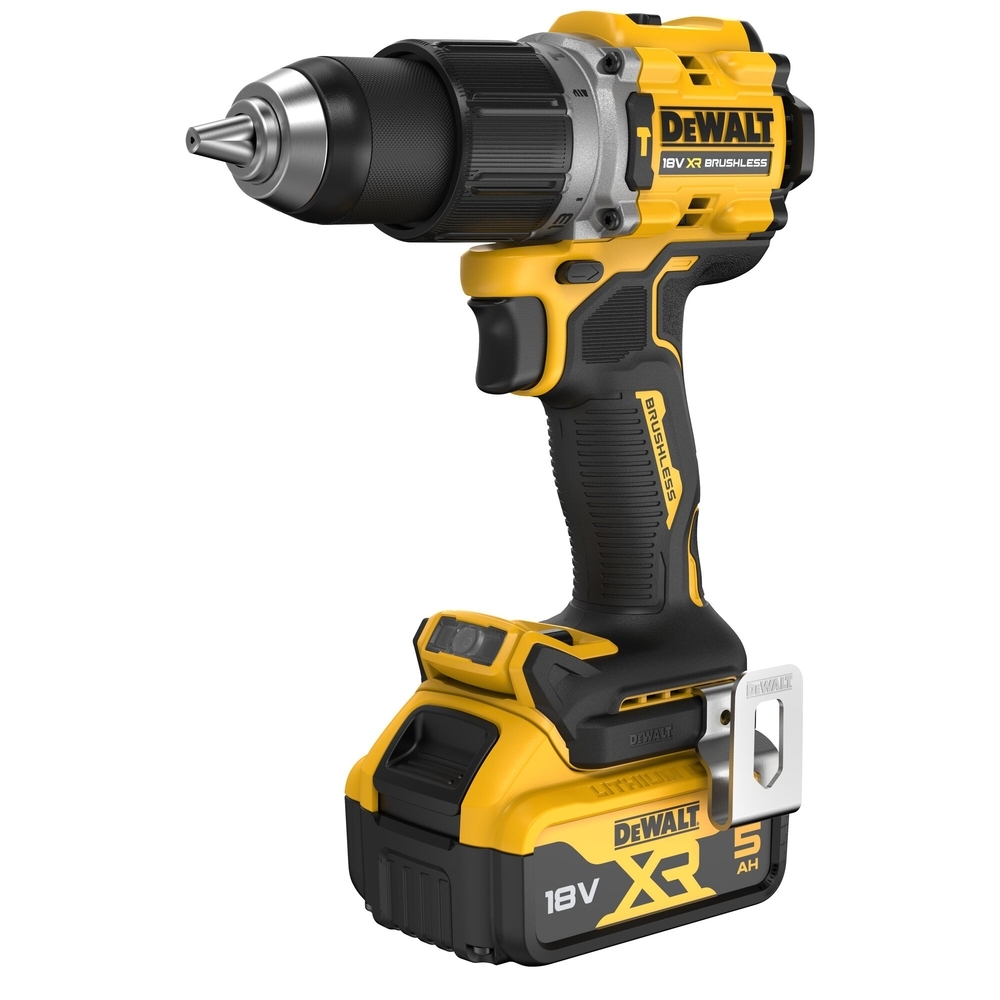 Perceuse-visseuse percussion compacte XR 18 V 5 Ah Li-Ion Brushless - DCD805P2T-QW - DEWALT
