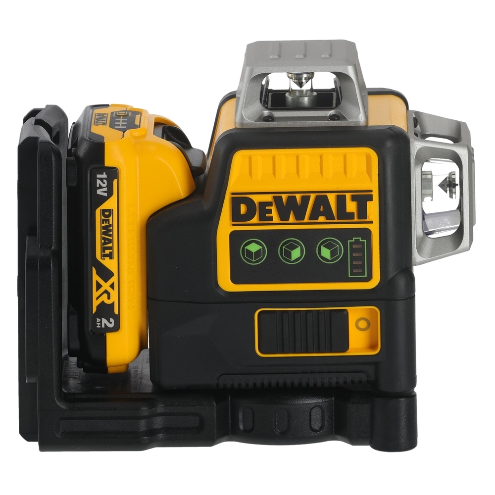 Niveau laser multilignes 3 x 360° XR 12 V 2 Ah Li-Ion - faisceaux verts - DCE089D1G-QW - DEWALT
