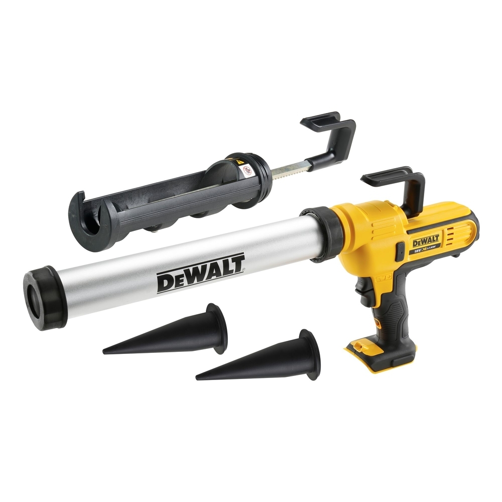 Pistolet à mastic XR 18V - tube long et cartouche - Sans batterie ni chargeur - DCE581N-XJ - DEWALT