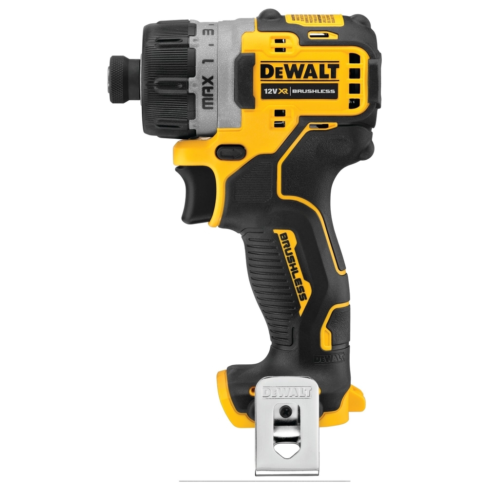 Visseuse XR 12 V Brushless - sans batteries ni chargeur, clip ceinture - DCF601N-XJ - DEWALT