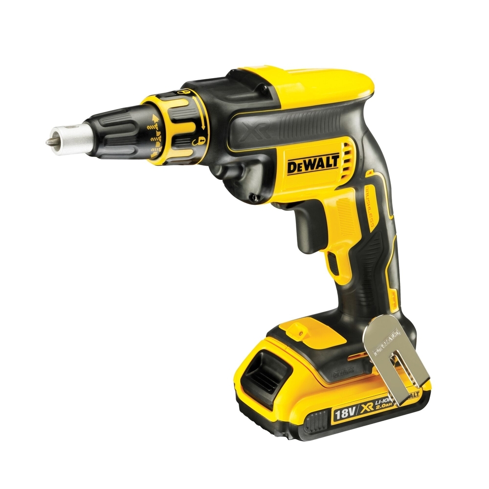 Visseuse à plaques de plâtre XR 18 V 2 Ah Li-Ion Brushless - DCF620D2-QW - DEWALT