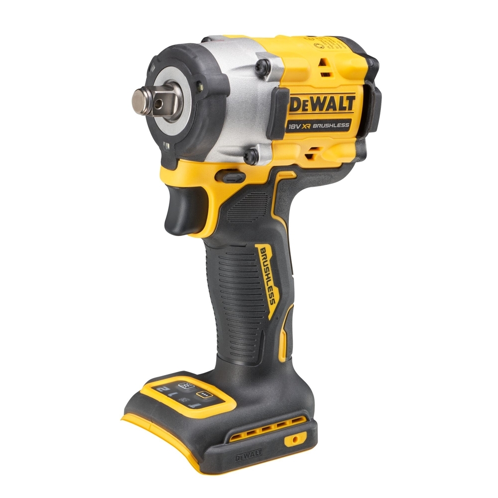 Boulonneuse à chocs 1/2'' compacte XR 18 V Brushless 406 Nm - jonc de sécurité - DCF921NT-XJ - DEWALT