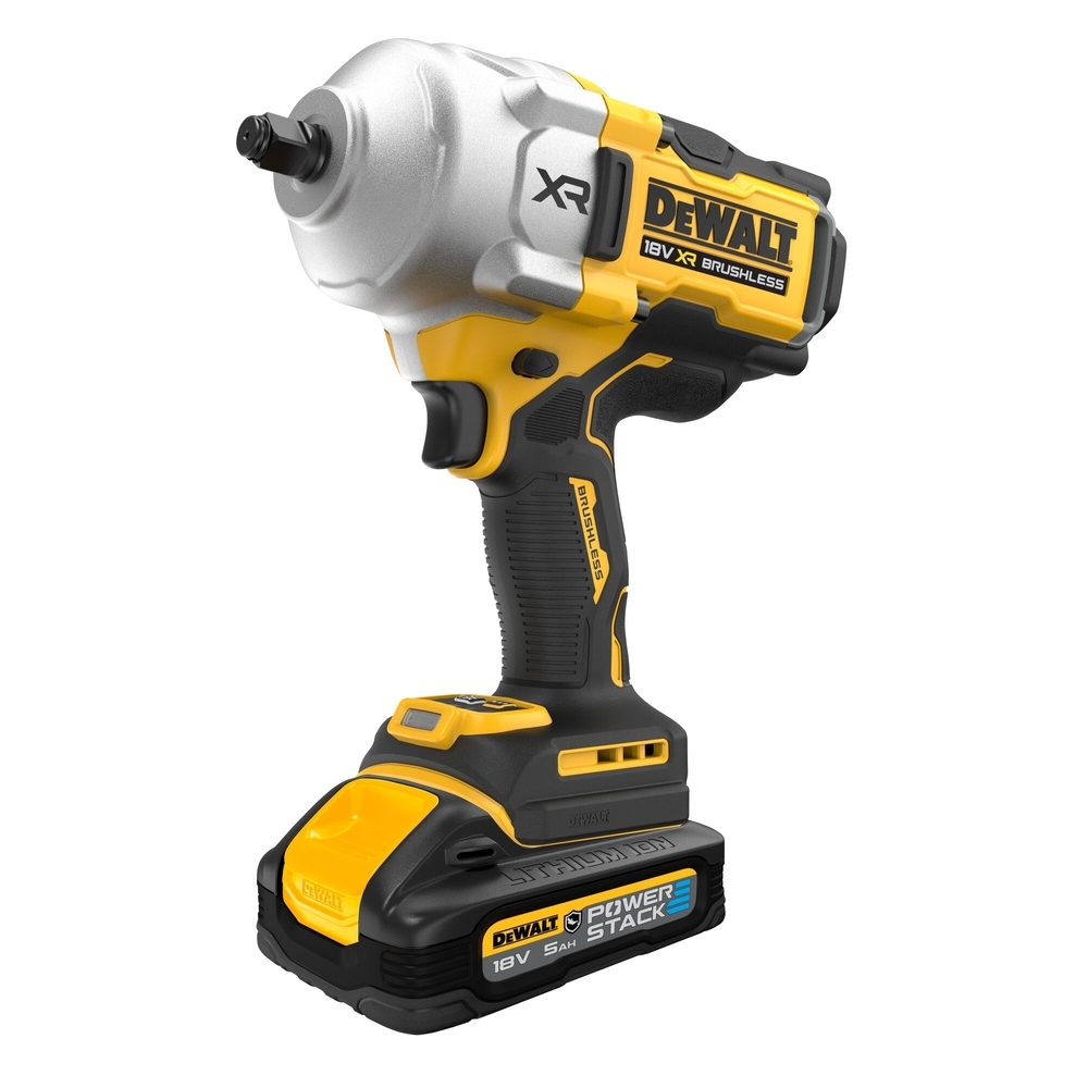 Boulonneuse ½” XR 18V 5Ah Li-Ion Brushless 1632 Nm - POWERSTACK renforcée - DCF961H2G-QW - DEWALT