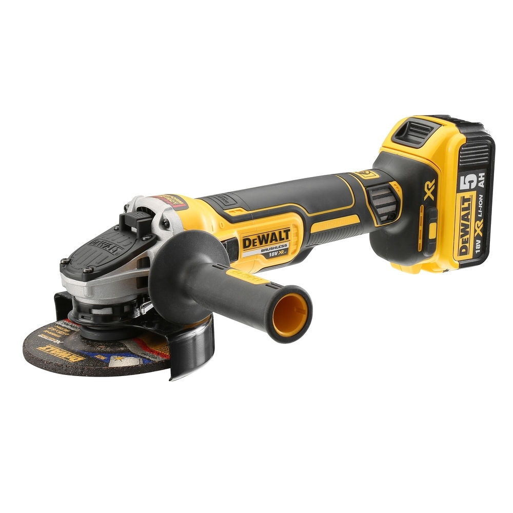 Meuleuse 125 mm XR 18 V 5 Ah Li-Ion Brushless - DCG405P2-QW - DEWALT