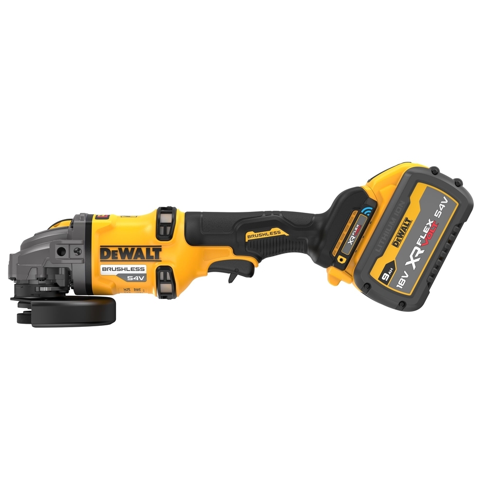 Meuleuse 125 mm XR FLEXVOLT 54V 9Ah Li-ion Brushless - Double sécurité - DCG418SHDX2-QW - DEWALT