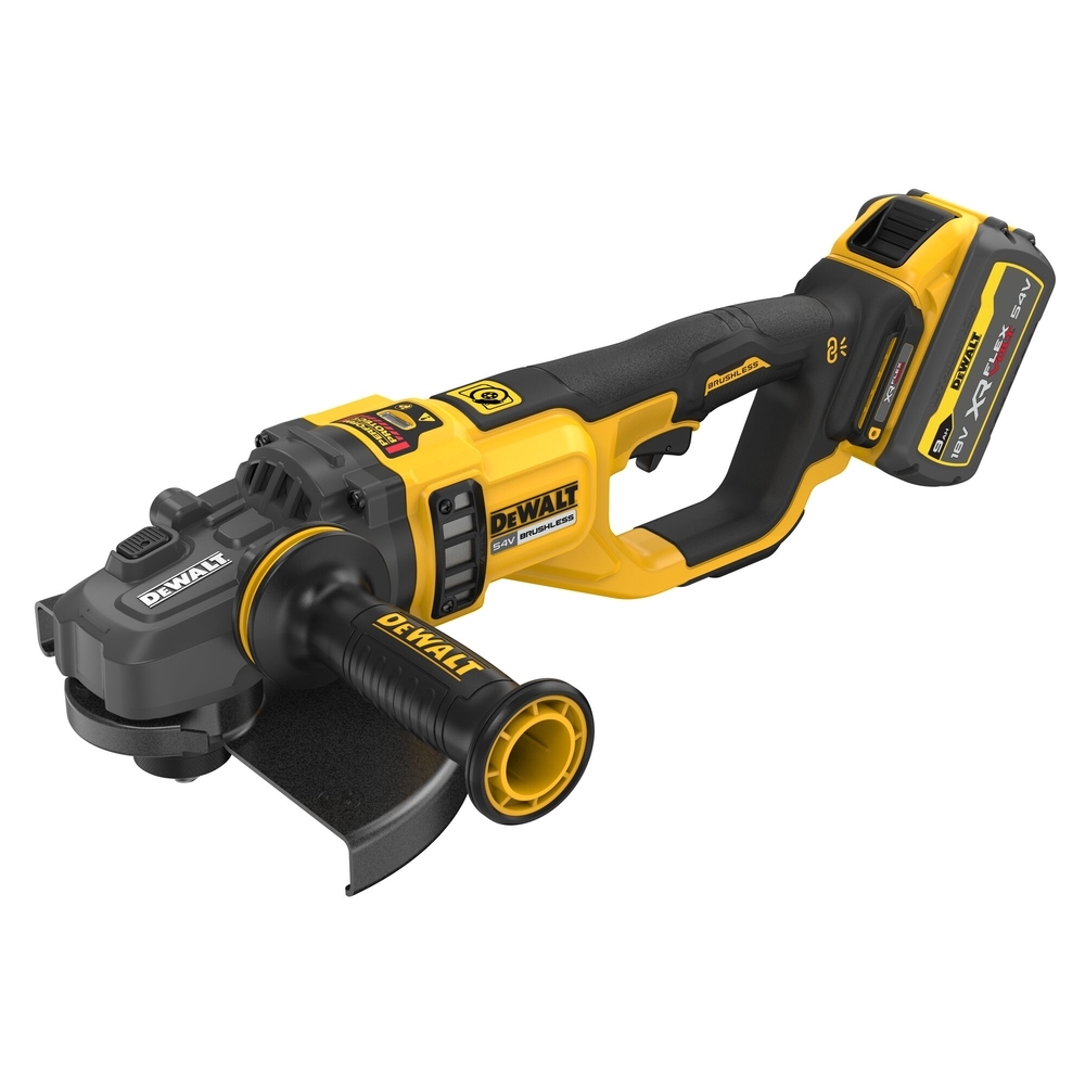 Meuleuse 230 mm XR FLEXVOLT 54V 3Ah Li-Ion Brushless - 2 batteries, coffret - DCG460X2-QW - DEWALT