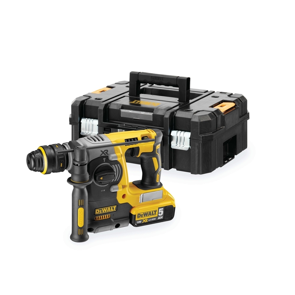 Perforateur SDS-plus XR 18 V 5 Ah Li-Ion Brushless 2,1 J - DCH273P2T-QW - DEWALT
