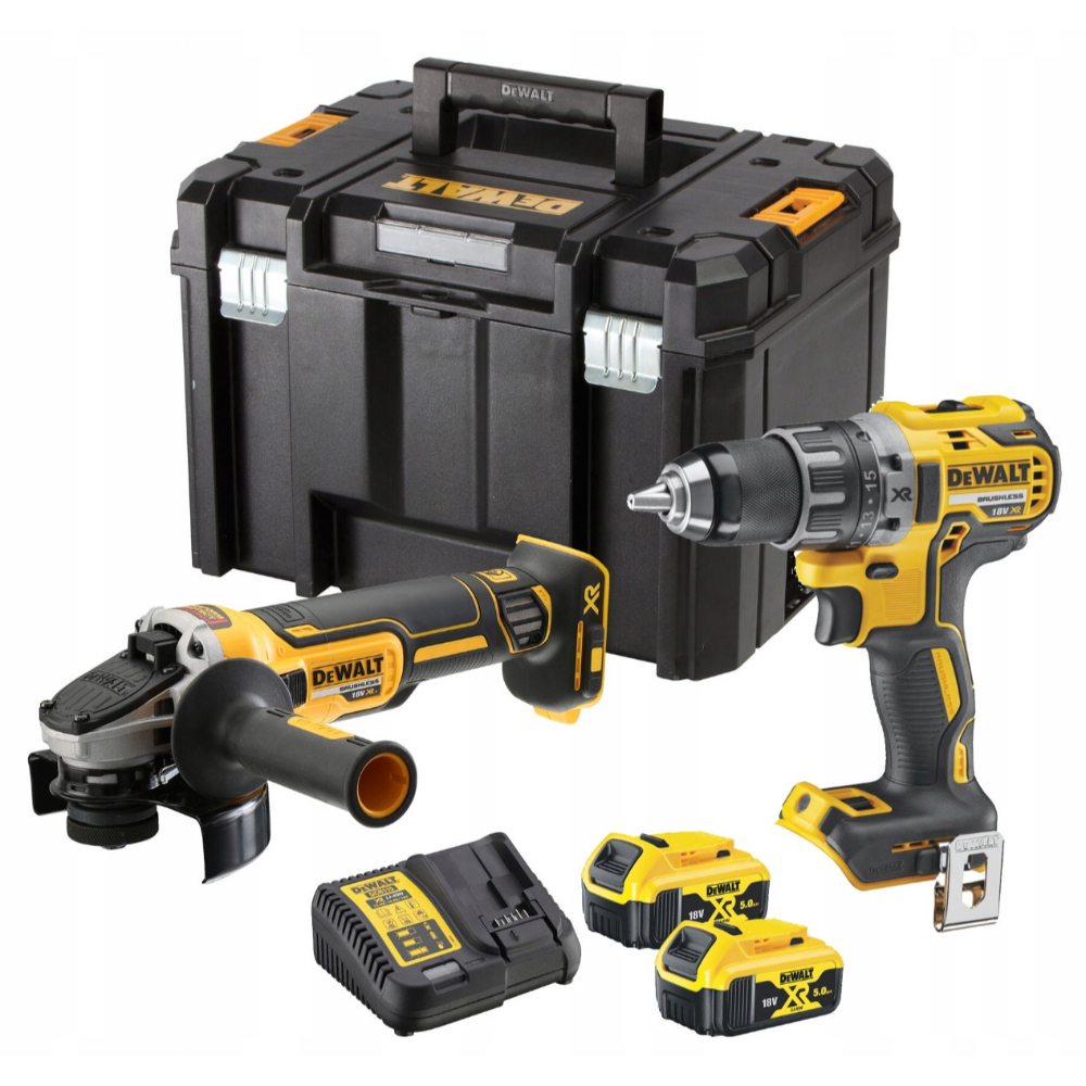 Kit 2 outils XR 18V 5Ah Li-Ion Brushless - DCK2020P2T-QW - DEWALT