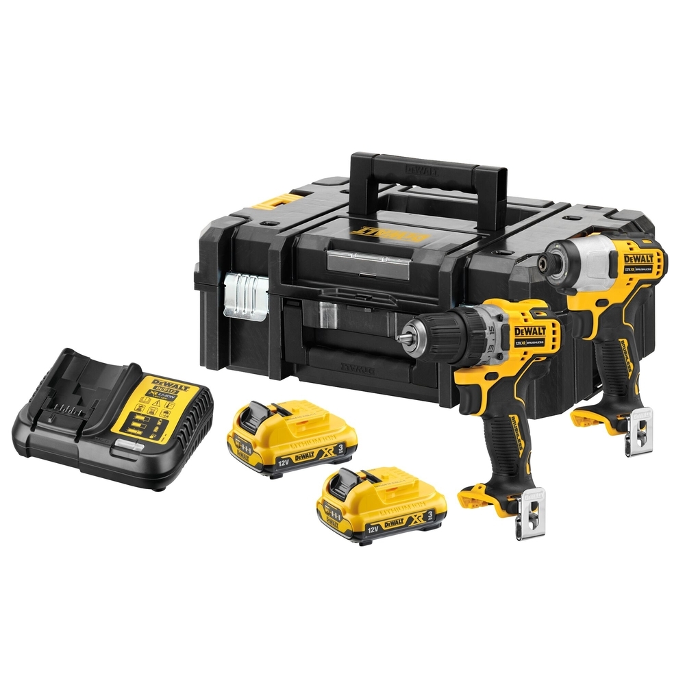 Kit 2 outils XR 12V 3 Ah Li-ion Brushless - DCK2110L2T-QW - DEWALT