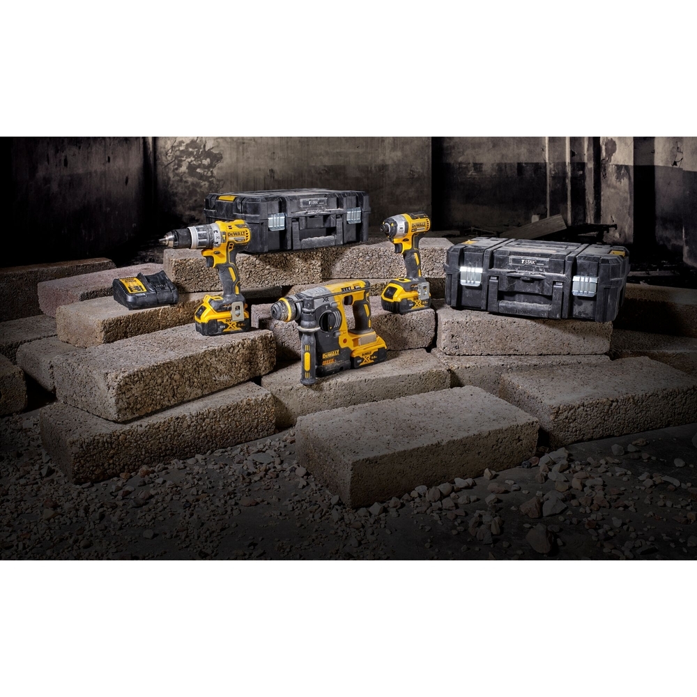 Kit 3 outils XR 18 V 5 Ah Li-Ion Brushless - DCD796 / DCF887 / DCH273 - DCK368P3T-QW - DEWALT