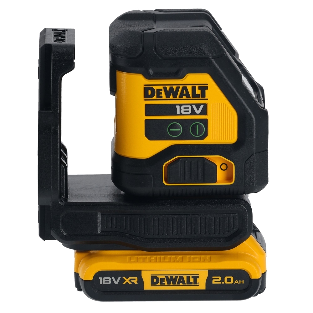 Laser croix compact XR 18V 2Ah Li-ion - Faisceaux verts - DCLE34021D1-QW - DEWALT