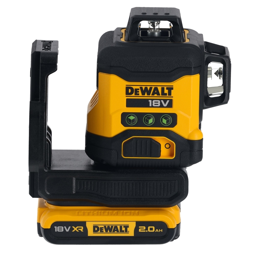 Niveau laser multilignes 3 x 360° compact XR 18 V 2 Ah Li-Ion - faisceaux verts - DCLE34031D1-QW - DEWALT