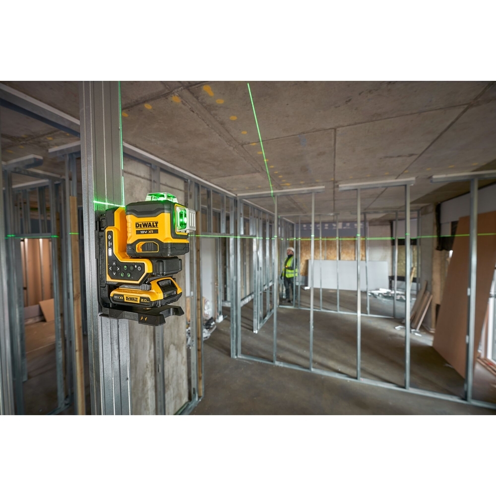 Niveau laser multilignes 3x360° XR 18V - faisceaux verts- télécommandé - DCLE34035B-XJ - DEWALT