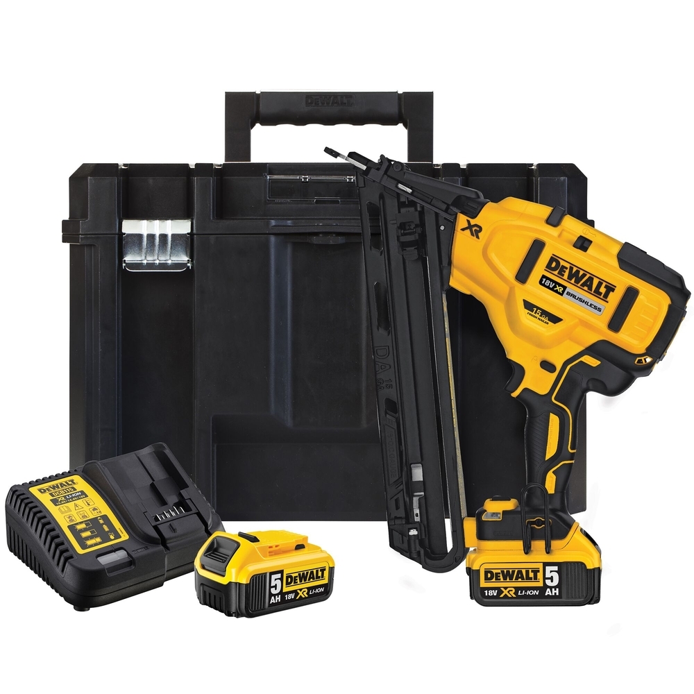 Cloueur de finition 15 Ga XR 18 V 5 Ah Li-Ion Brushless - DCN650P2-QW - DEWALT