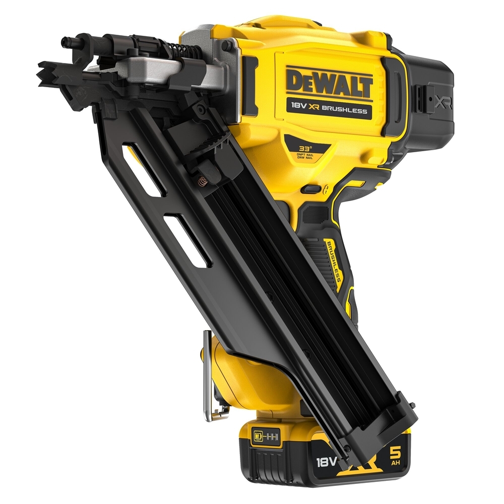 Cloueur de charpente XR 18V 5Ah Li-Ion Brushless - DCN930P2-QW - DEWALT