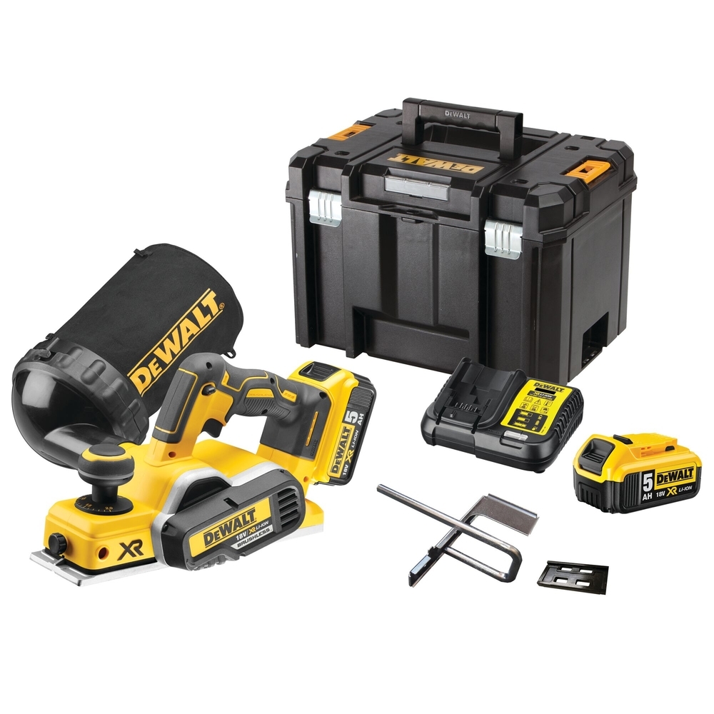 Rabot XR 18 V 5 Ah Li-Ion Brushless - DCP580P2-QW - DEWALT