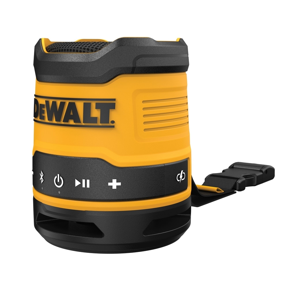 Enceinte Bluetooth USB-C - Attache avec clip, batterie intégrée - DCR009-XJ - DEWALT