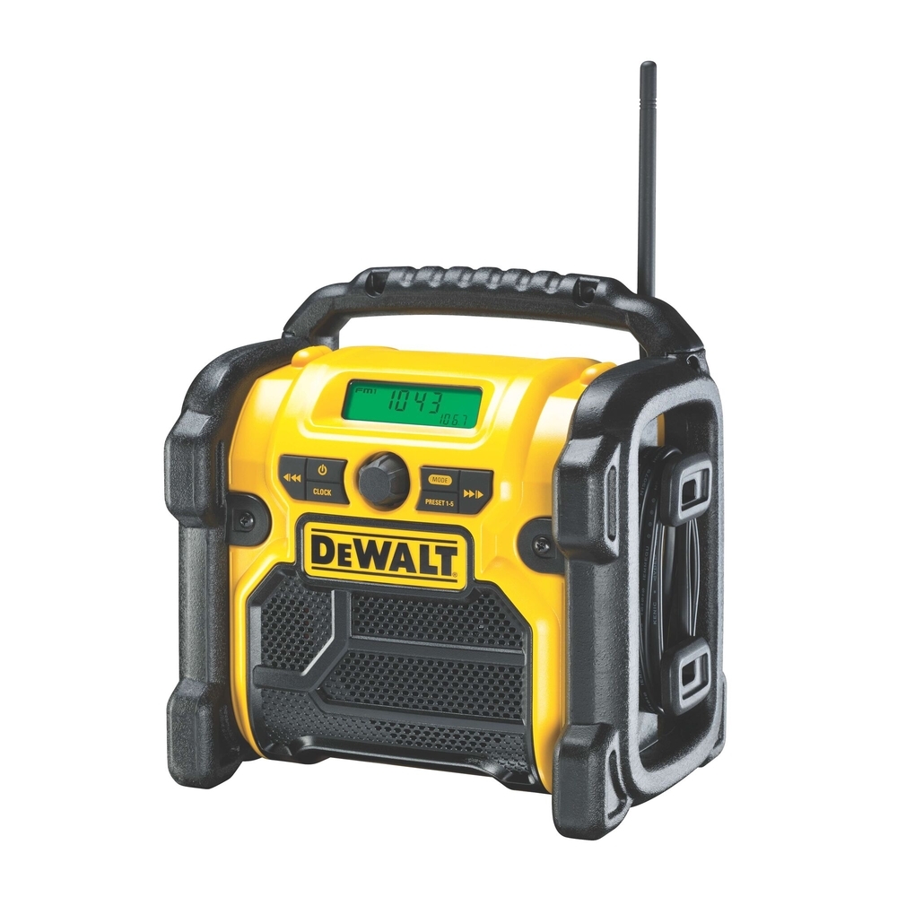 Radio compacte sur secteur ou batterie XR 12V / 18V - sans batterie ni chargeur - DCR019-QW - DEWALT