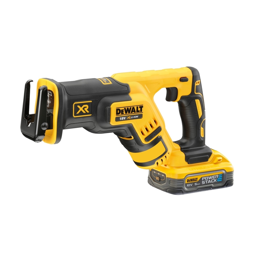 Scie sabre compacte XR 18 V 5 Ah Li-Ion Brushless - POWERSTACK - DCS367H2T-QW - DEWALT